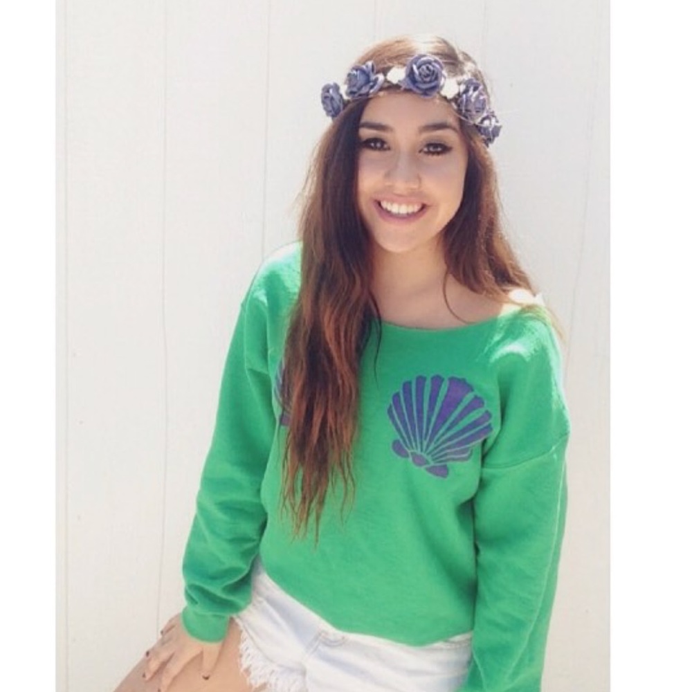The Little Mermaid Sweatshirt/ Ariel Park Crewneck